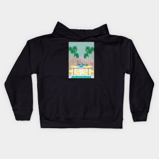 Palm Springs Pool Kids Hoodie